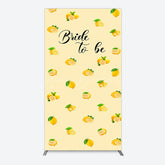 Lofaris Sweet Lemons Bride To Be Celebration Rectangle Backdrop